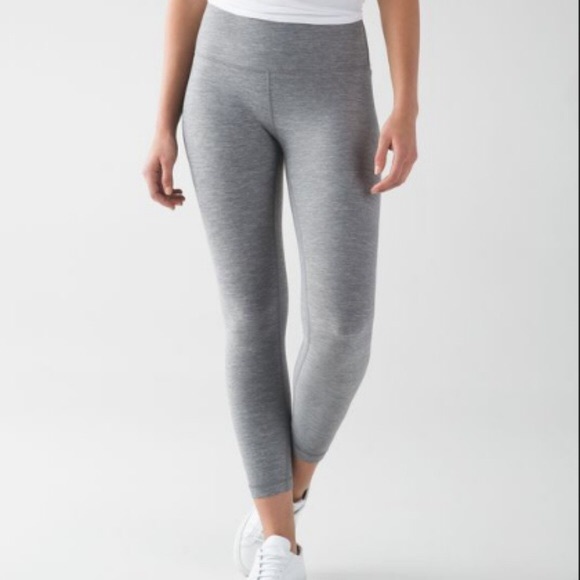lululemon athletica Pants - LULULEMMON Cropped Gray pants